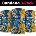 Personalized Parramatta Eels Neck Gaiter Dynamic Lightning Mascot Rugby Australia