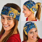 Personalized Parramatta Eels Neck Gaiter Dynamic Lightning Mascot Rugby Australia