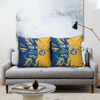 Personalized Parramatta Eels Pillow Cover Dynamic Lightning Mascot Rugby Australia