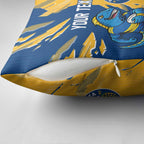 Personalized Parramatta Eels Pillow Cover Dynamic Lightning Mascot Rugby Australia