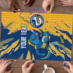 Personalized Parramatta Eels Puzzle Dynamic Lightning Mascot Rugby Australia