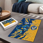 Personalized Parramatta Eels Puzzle Dynamic Lightning Mascot Rugby Australia