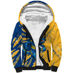 Personalized Parramatta Eels Sherpa Hoodie Dynamic Lightning Mascot Rugby Australia