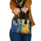 Personalized Parramatta Eels Shoulder Handbag Dynamic Lightning Mascot Rugby Australia