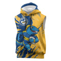 Personalized Parramatta Eels Sleeveless Hoodie Dynamic Lightning Mascot Rugby Australia