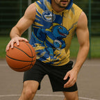 Personalized Parramatta Eels Sleeveless Hoodie Dynamic Lightning Mascot Rugby Australia