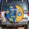 Personalized Parramatta Eels Spare Tire Cover Dynamic Lightning Mascot Rugby Australia
