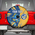 Personalized Parramatta Eels Spare Tire Cover Dynamic Lightning Mascot Rugby Australia