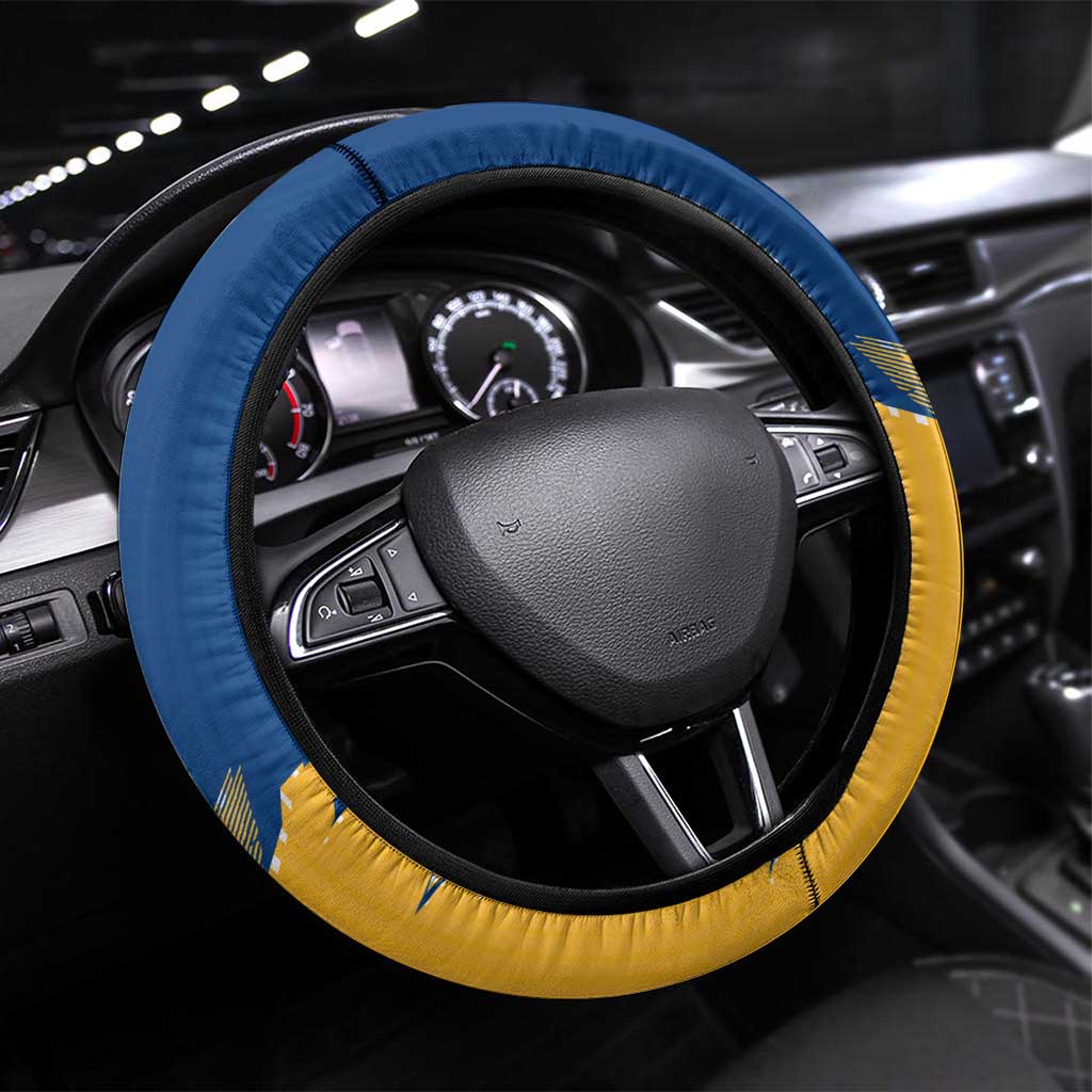 Parramatta Eels Steering Wheel Cover Dynamic Lightning Mascot Rugby Australia