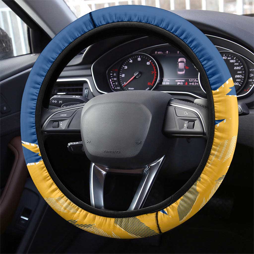 Parramatta Eels Steering Wheel Cover Dynamic Lightning Mascot Rugby Australia