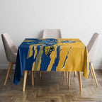 Personalized Parramatta Eels Tablecloth Dynamic Lightning Mascot Rugby Australia