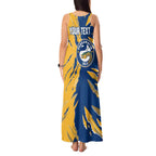 Personalized Parramatta Eels Tank Maxi Dress Dynamic Lightning Mascot Rugby Australia