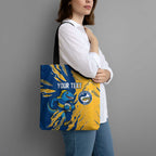 Personalized Parramatta Eels Tote Bag Dynamic Lightning Mascot Rugby Australia