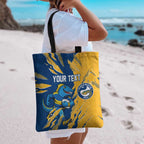 Personalized Parramatta Eels Tote Bag Dynamic Lightning Mascot Rugby Australia