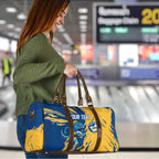 Personalized Parramatta Eels Travel Bag Dynamic Lightning Mascot Rugby Australia