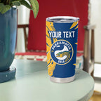 Personalized Parramatta Eels Tumbler Cup Dynamic Lightning Mascot Rugby Australia