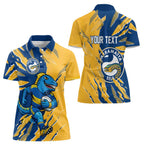 Personalized Parramatta Eels Women Polo Shirt Dynamic Lightning Mascot Rugby Australia
