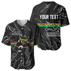 Personalized Penrith Panthers Baseball Jersey Dynamic Lightning Mascot Rugby Australia