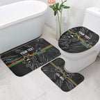 Personalized Penrith Panthers Bathroom Set Dynamic Lightning Mascot Rugby Australia