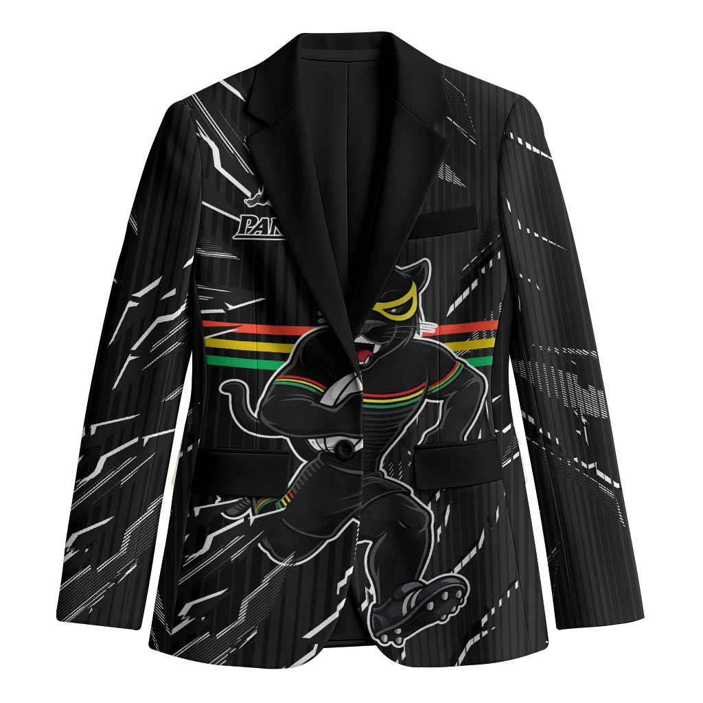 Personalized Penrith Panthers Blazer Dynamic Lightning Mascot Rugby Australia