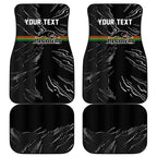 Personalized Penrith Panthers Car Mats Dynamic Lightning Mascot Rugby Australia