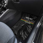 Personalized Penrith Panthers Car Mats Dynamic Lightning Mascot Rugby Australia