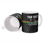 Personalized Penrith Panthers Ceramic Mug Dynamic Lightning Mascot Rugby Australia