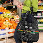 Personalized Penrith Panthers Grocery Bag Dynamic Lightning Mascot Rugby Australia