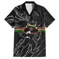 Personalized Penrith Panthers Hawaiian Shirt Dynamic Lightning Mascot Rugby Australia