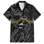 Personalized Penrith Panthers Hawaiian Shirt Dynamic Lightning Mascot Rugby Australia