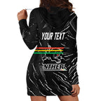 Personalized Penrith Panthers Hoodie Dress Dynamic Lightning Mascot Rugby Australia