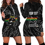 Personalized Penrith Panthers Hoodie Dress Dynamic Lightning Mascot Rugby Australia