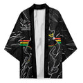 Personalized Penrith Panthers Kimono Dynamic Lightning Mascot Rugby Australia