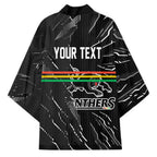 Personalized Penrith Panthers Kimono Dynamic Lightning Mascot Rugby Australia