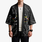 Personalized Penrith Panthers Kimono Dynamic Lightning Mascot Rugby Australia