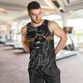 Personalized Penrith Panthers Men Tank Top Dynamic Lightning Mascot Rugby Australia