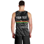 Personalized Penrith Panthers Men Tank Top Dynamic Lightning Mascot Rugby Australia