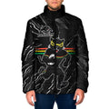 Personalized Penrith Panthers Padded Jacket Dynamic Lightning Mascot Rugby Australia
