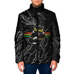 Personalized Penrith Panthers Padded Jacket Dynamic Lightning Mascot Rugby Australia