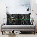 Personalized Penrith Panthers Pillow Cover Dynamic Lightning Mascot Rugby Australia