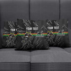 Personalized Penrith Panthers Pillow Cover Dynamic Lightning Mascot Rugby Australia