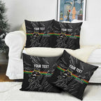 Personalized Penrith Panthers Pillow Cover Dynamic Lightning Mascot Rugby Australia