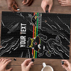 Personalized Penrith Panthers Puzzle Dynamic Lightning Mascot Rugby Australia