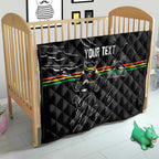 Personalized Penrith Panthers Quilt Dynamic Lightning Mascot Rugby Australia