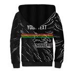 Personalized Penrith Panthers Sherpa Hoodie Dynamic Lightning Mascot Rugby Australia