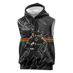 Personalized Penrith Panthers Sleeveless Zip Hoodie Dynamic Lightning Mascot Rugby Australia