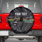 Personalized Penrith Panthers Spare Tire Cover Dynamic Lightning Mascot Rugby Australia