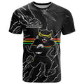 Personalized Penrith Panthers T Shirt Dynamic Lightning Mascot Rugby Australia