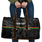Personalized Penrith Panthers Travel Bag Dynamic Lightning Mascot Rugby Australia