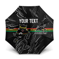 Personalized Penrith Panthers Umbrella Dynamic Lightning Mascot Rugby Australia